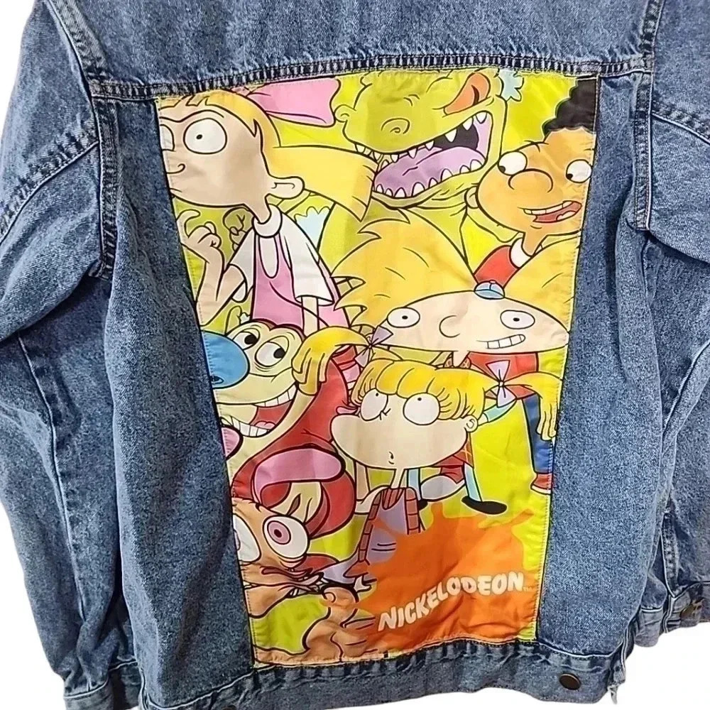 NICKELODEON Rugrats Denim Oversized jacket. Size small - Picture 7 of 9